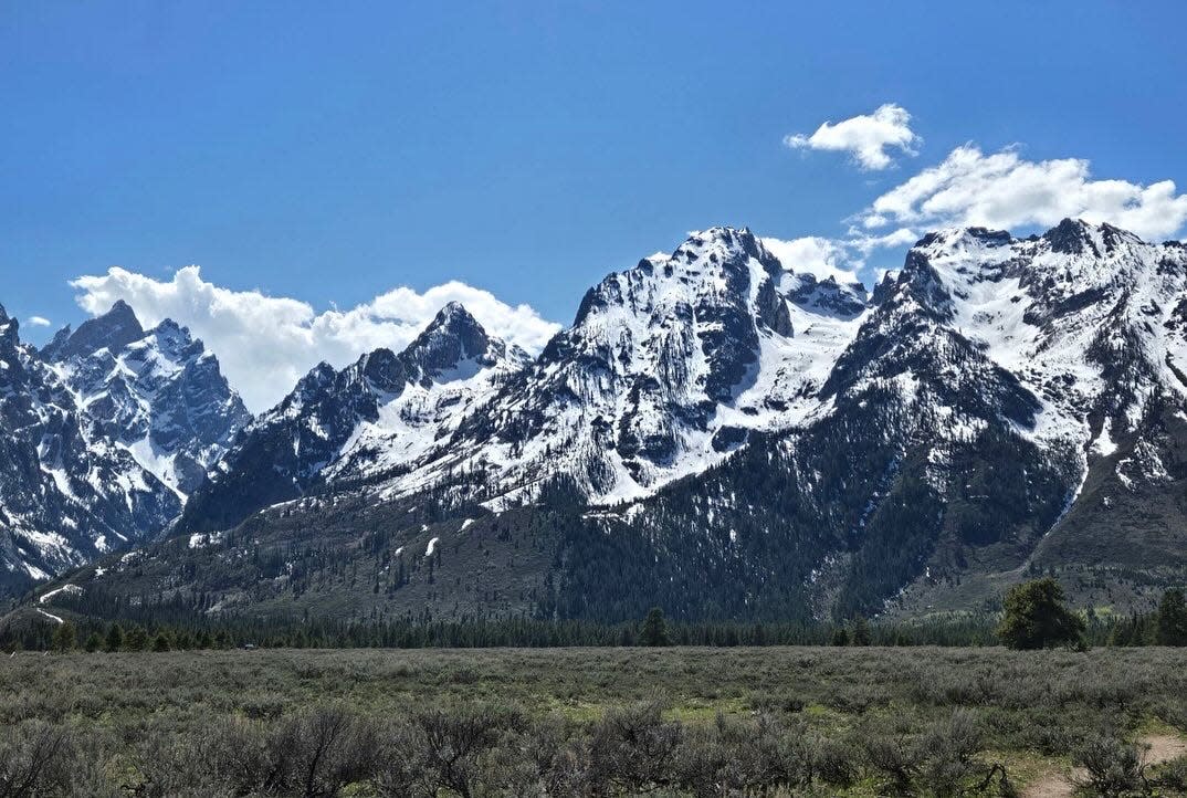 The majestic peaks of Grand Teton National Park are a beauty to take in while traveling in the northern United States.
