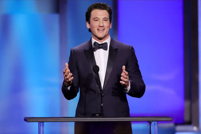 <p>Kevin Winter/Getty</p> Miles Teller