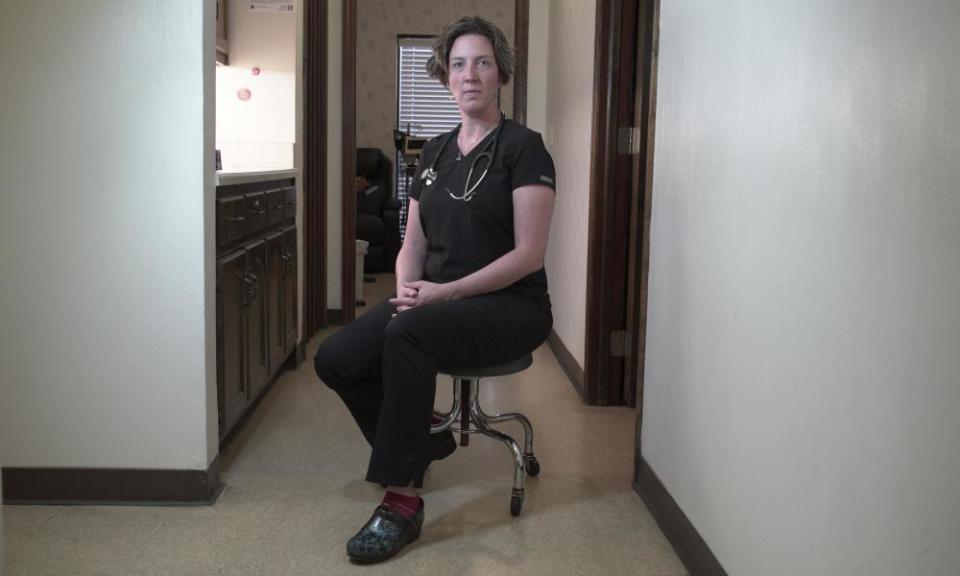 Dr Leah Torres poses for a portrait at the West Alabama Women’s Center in Tuscaloosa.