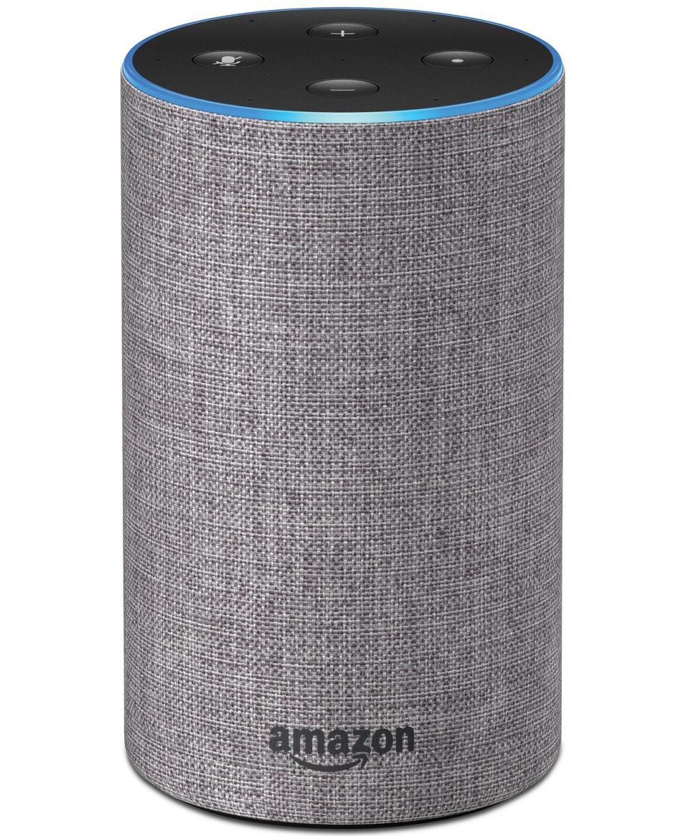 Amazon Echo Second-Generation Alexa-Enabled Speaker. (Photo: Macy’s)