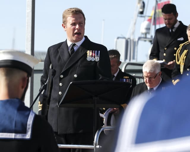 HMS Trent first deployment