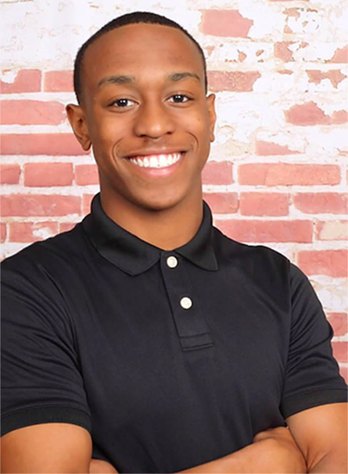 Jaylan Butler, a college student and member of the Eastern Illinois University swim team.