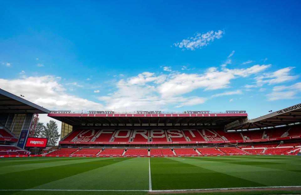 Nottingham Forest are preparing for a return to the Premier League (Zac Goodwin/PA) (PA Wire)