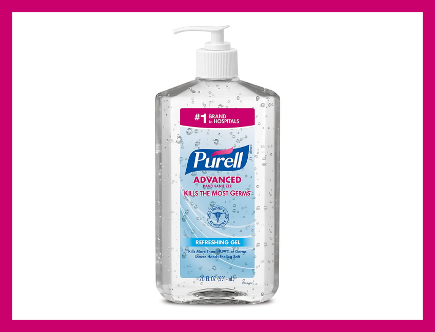 Purell Hand Sanitizer (12-pack), 20-ounce hand-pump bottles. (Photo: Amazon)