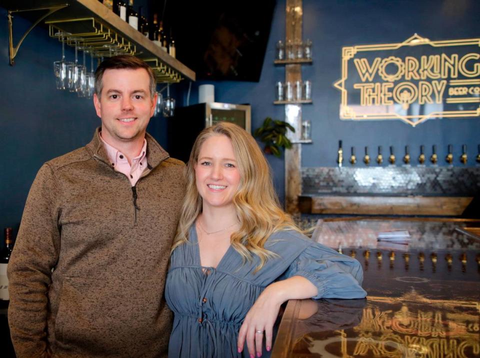 Jesse and Ashley VanVoorhis will open their new brewery Working Theory Brew Co. on Saturday, April 6, 2024, in downtown York.
