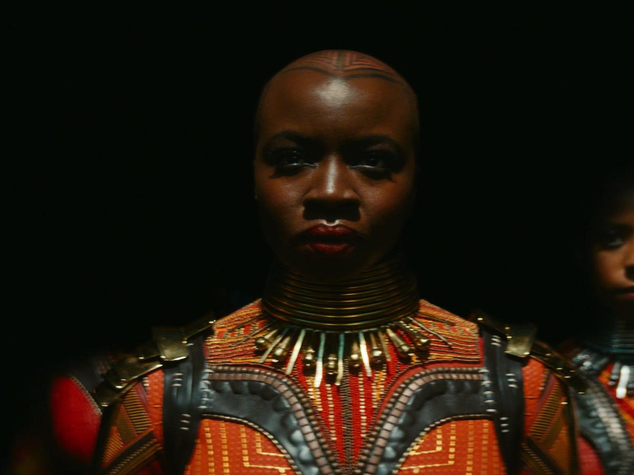 Danai Gurira as Okoye in "Black Panther: Wakanda Forever."
