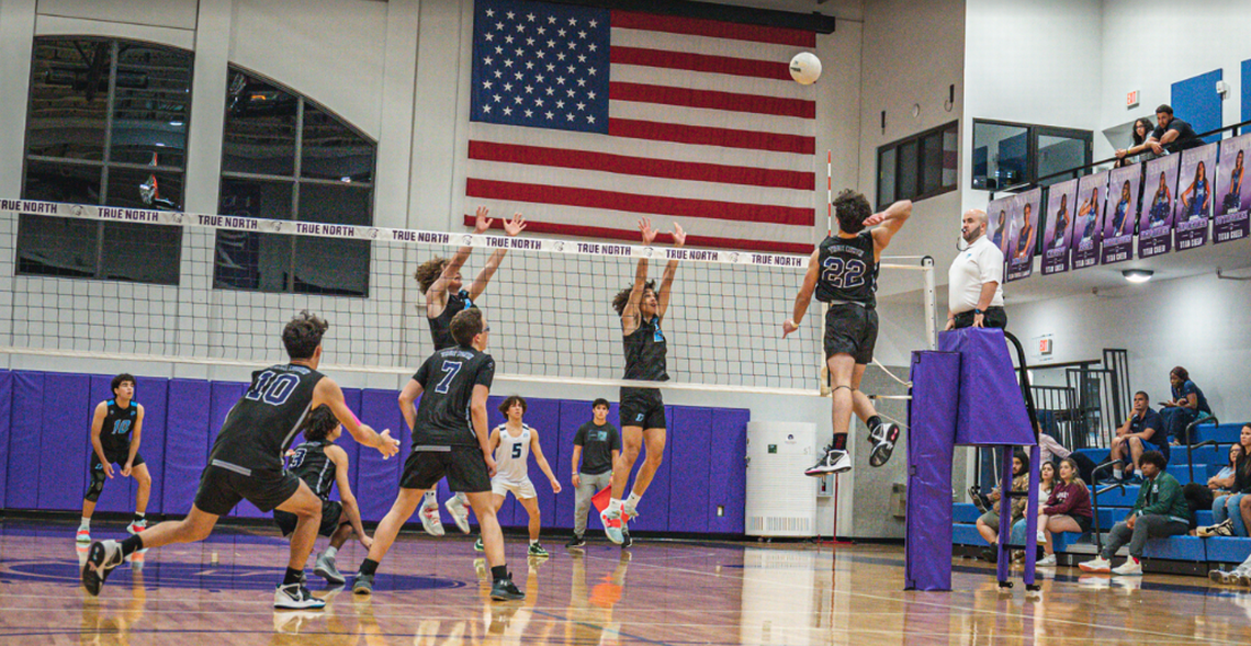 True North boys’ volleyball vs. Palmetto in the Titan Pre-Season Classic. 