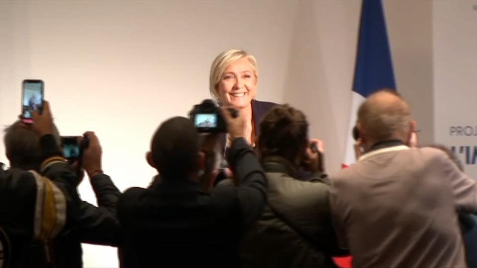 Marine Le Pen ce mardi - BFMTV