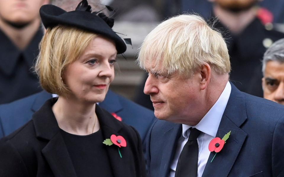 Boris Johnson and Liz Truss - Toby Melville/Getty Images