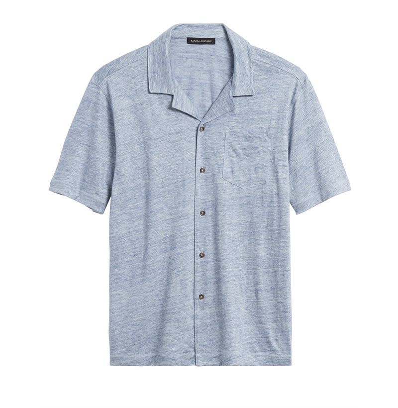 Linen Knit Resort Shirt