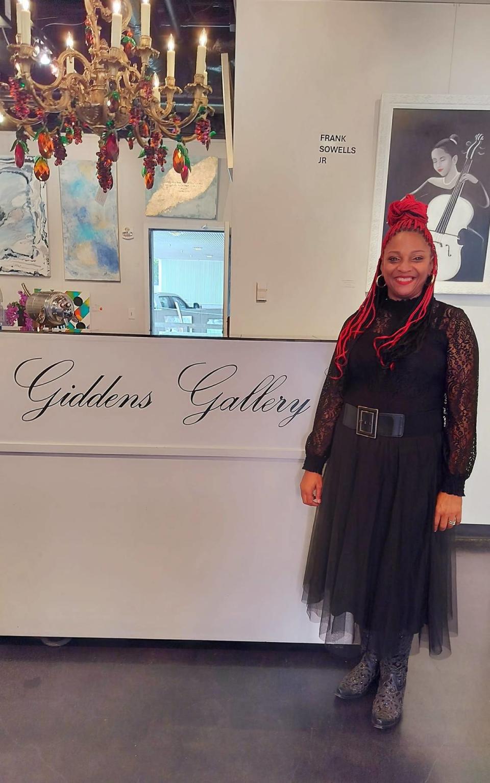 Giddens Gallery of Fine art owner Michelle Wilson began painting in August 2022.