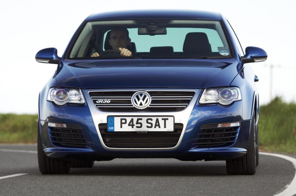 <p>Volkswagen has made a <strong>speciality</strong> of building fast cars that often fly under the radar of most drivers, and the Passat R36 is a prime example. To the uninitiated, it looked like nothing more than an R Line version of the Passat saloon or estate, but under the bonnet lay a <strong>299bhp</strong> 3.6-litre V6 motor. It drove through one of the best versions of VW’s <strong>DSG</strong> gearbox and power was sent to all four wheels.</p><p>The R36 saloon could knock off 0-62mph in <strong>5.6 seconds</strong>, with the wagon only 0.2 seconds behind and both hit a limited <strong>155mph</strong> top end. Handling was good, if not great, but what sealed the R36’s fate as an oddball was it just wasn’t exalted enough to tempt buyers from the Audi S4 while running costs were higher than a BMW 330i’s.</p>