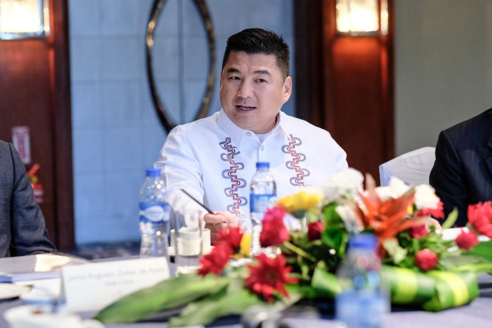 Dennis Uy, chairman and president of Phoenix Petroleum Holdings Inc., speaks during a Bloomberg round-table discussion in Manila, the Philippines, on Monday, March 5, 2018. Surprised by the rapid acceleration of Philippine inflation in January to a three-year high, economists will be closely studying the February data as they anticipate more price gains.