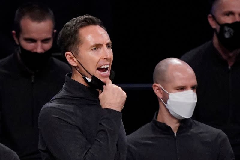 ▲籃網總教練Steve Nash。（圖／美聯社／達志影像）