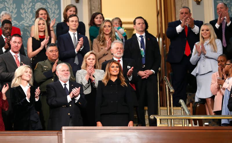 U.S. President Trump delivers State of the Union address at the U.S. Capitol in Washington