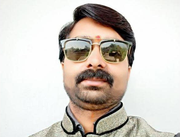 Sandeep Sharma, reporter for the local News World television channel in Madhya Pradesh state’s Bhind district, killed in Ghazipur district, India, March 26, 2018. (Photo: ANI/Twitter via Deccan Chronicle)