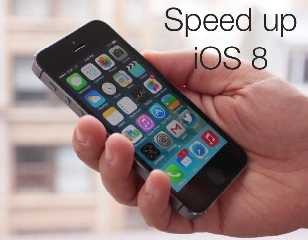 Speed up a slow iOS device