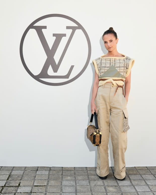 <p>Alicia Vikander at Louis Vuitton Spring 2023. Photo: Courtesy of Louis Vuitton</p>