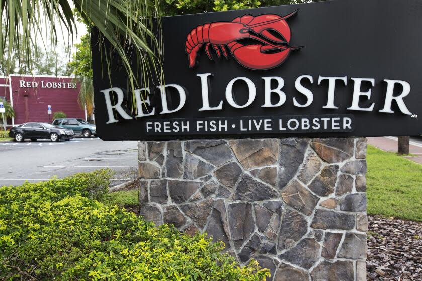 FILE - A Red Lobster restaurant is shown Sept.13, 2016, in North Miami, Fla. It was announced the week of May 13, 2024, that dozens of Red Lobster locations across the U.S. are now on the chopping block. (AP Photo/Wilfredo Lee, File)