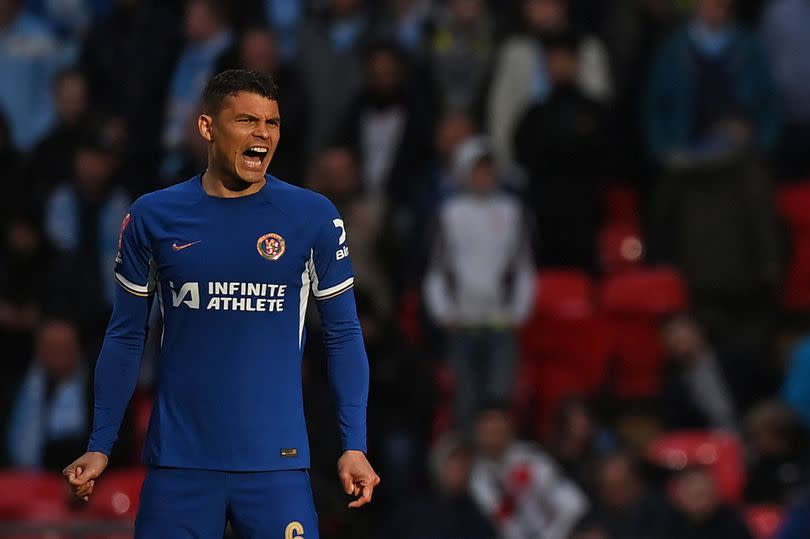 Chelsea defender Thiago Silva