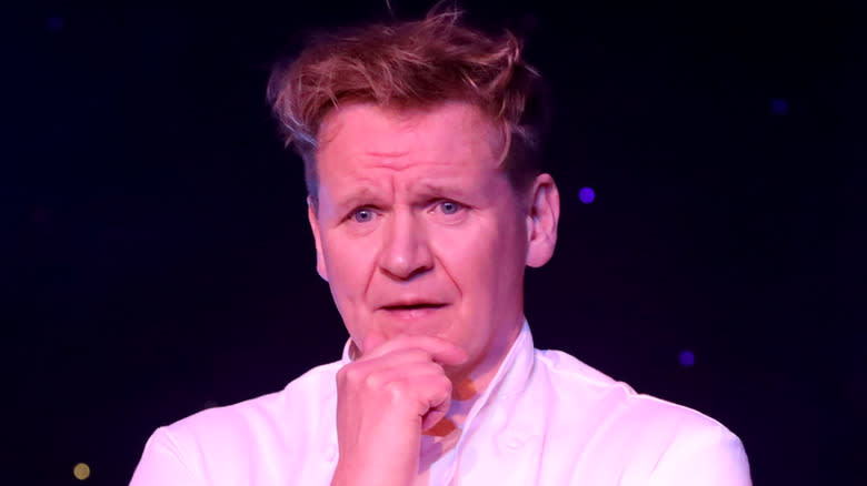 Gordon Ramsay frowning