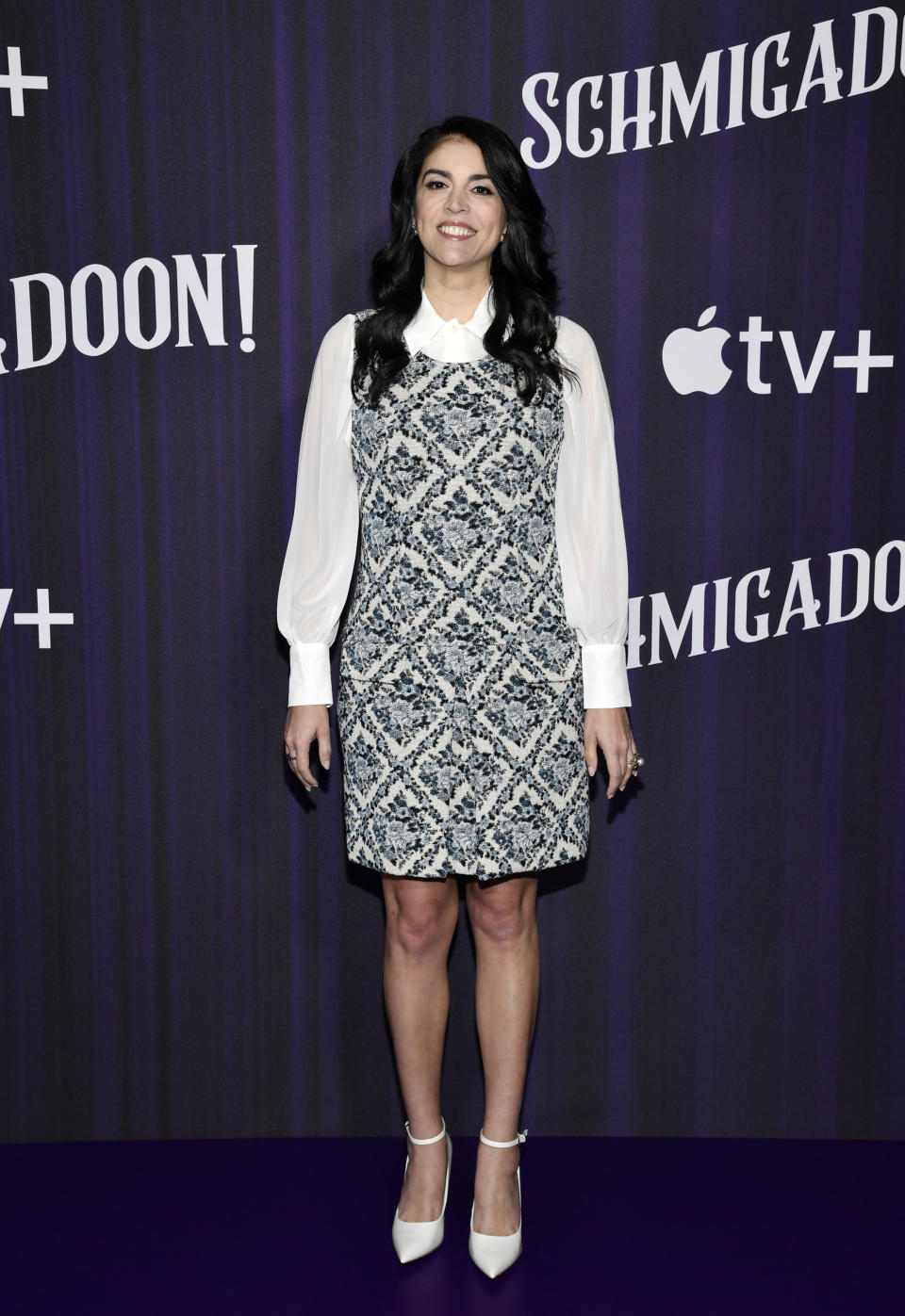 Cecily Strong participates in the "Schmigadoon!" season two cast photo call at the Park Lane Hotel on Tuesday, March 21, 2023, in New York. (Photo by Evan Agostini/Invision/AP)