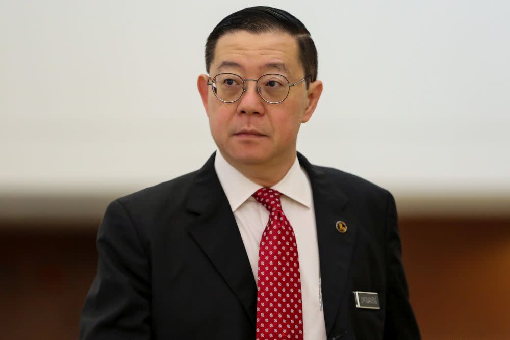 Finance Minister Lim Guan Eng is pictured at Parliament in Kuala Lumpur October 30, 2019. — Picture by Yusof Mat Isa