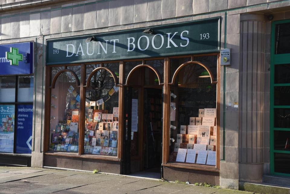 Daunt Books, on Haverstock Hill, is a  favourite haunt of Williamson’s (Alamy Stock Photo)