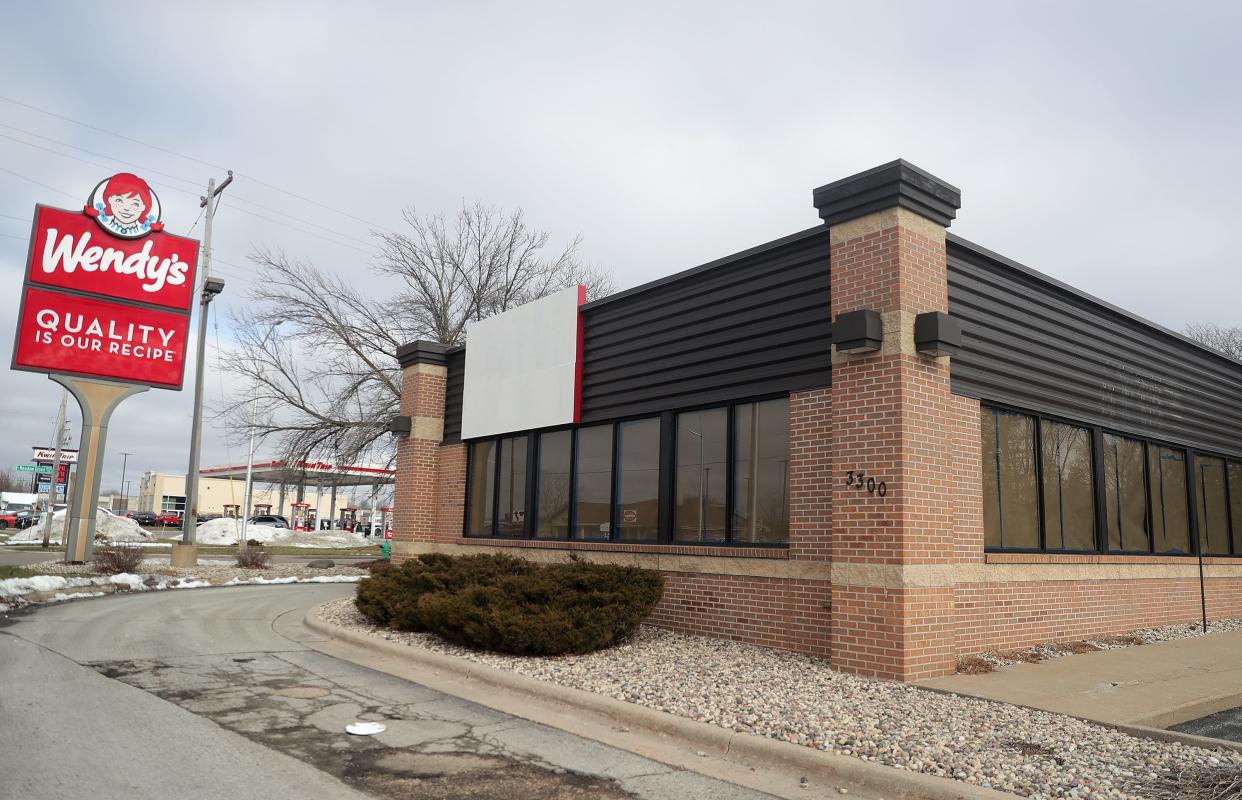 Wendy's at 3300 S. Oneida St. in Appleton on Friday, February 2, 2024 in Appleton, Wis. The location is temporarily closed.