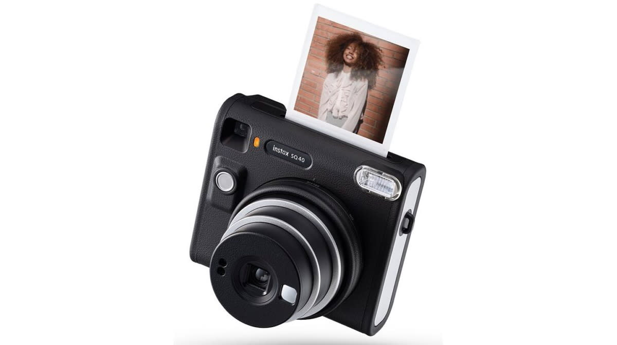  Fujifilm Instax Square SQ40 camera on a white background 