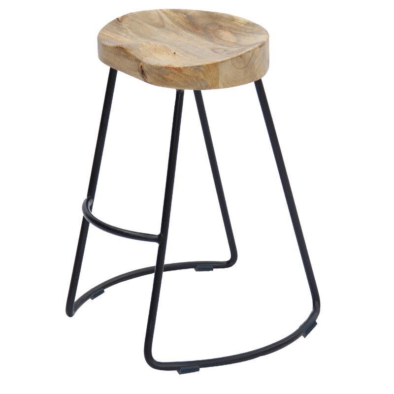 Deeter Solid Wood Stool