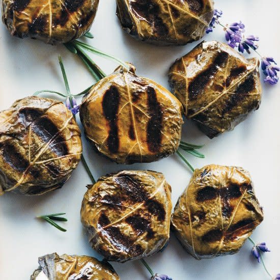 Goat-Cheese-Stuffed Grape Leaves