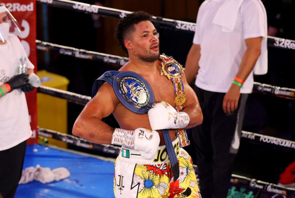 Joe Joyce faces Christian Hammer at the O2 Arena in London  (Getty Images)