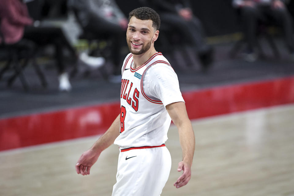 Zach LaVine is joing the MTN DEW roster of NBA and WNBA athletes. (Nic Antaya/Getty Images)