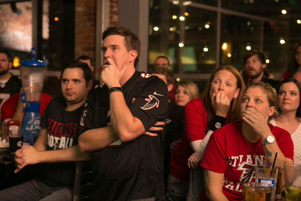 Falcons fans rank among the NFL's most broken. (Getty)