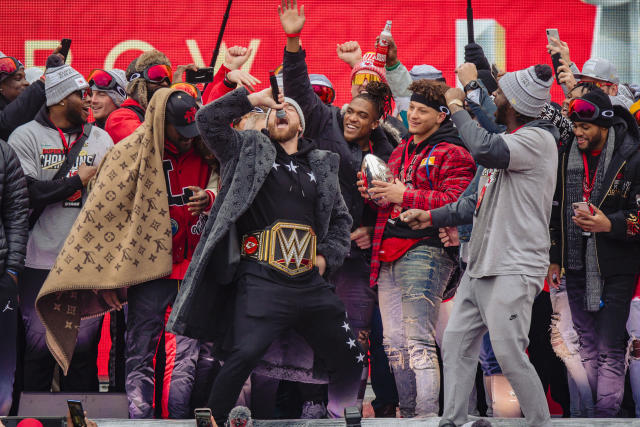 Travis Kelce gave epic speech at Chiefs' Super Bowl rally