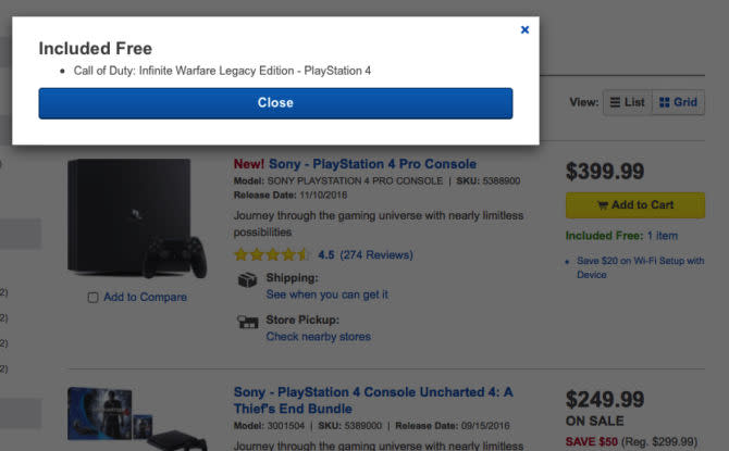 PS4 Cyber Monday 2016 Deal at Best Buy