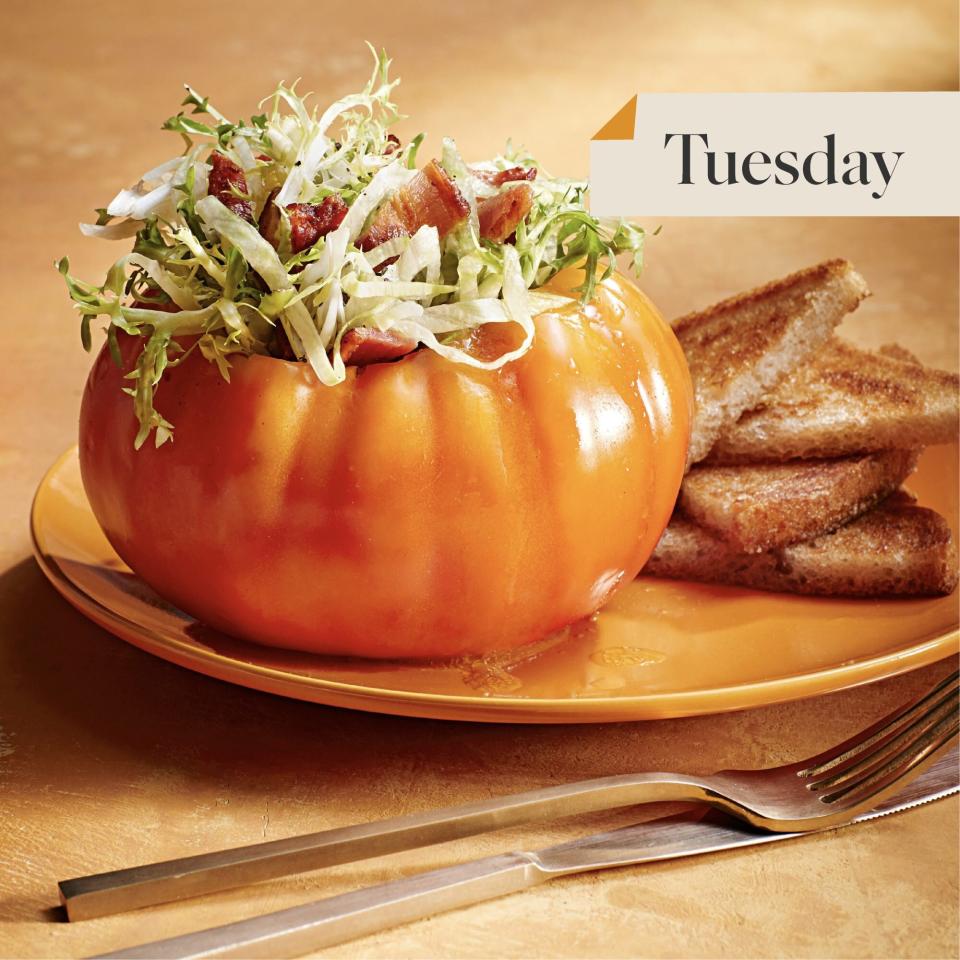 what's for dinner stuffed BLT salad