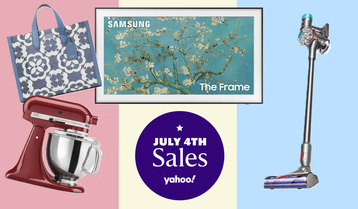 O say, can you see...the sales? (Photo: Samsung, Kate Spade, Dyson, Walmart)