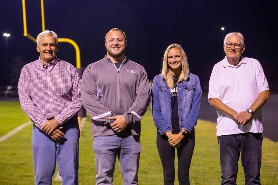 Steve Vanderlip, Michael McClure, Dani VanderZwaag and Larry VanWieren were elected to the West Ottawa Athletic Hall of Fame.