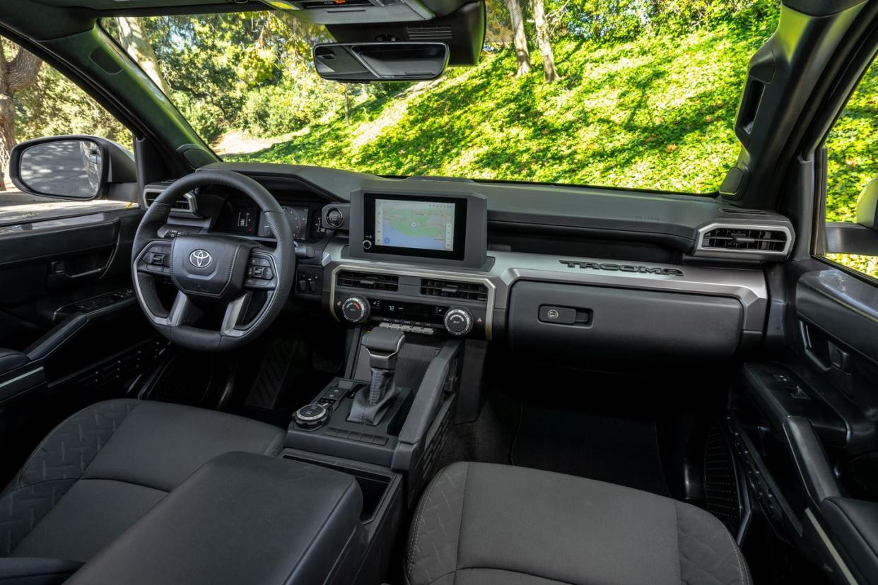 view interior photos of the 2024 toyota tacoma