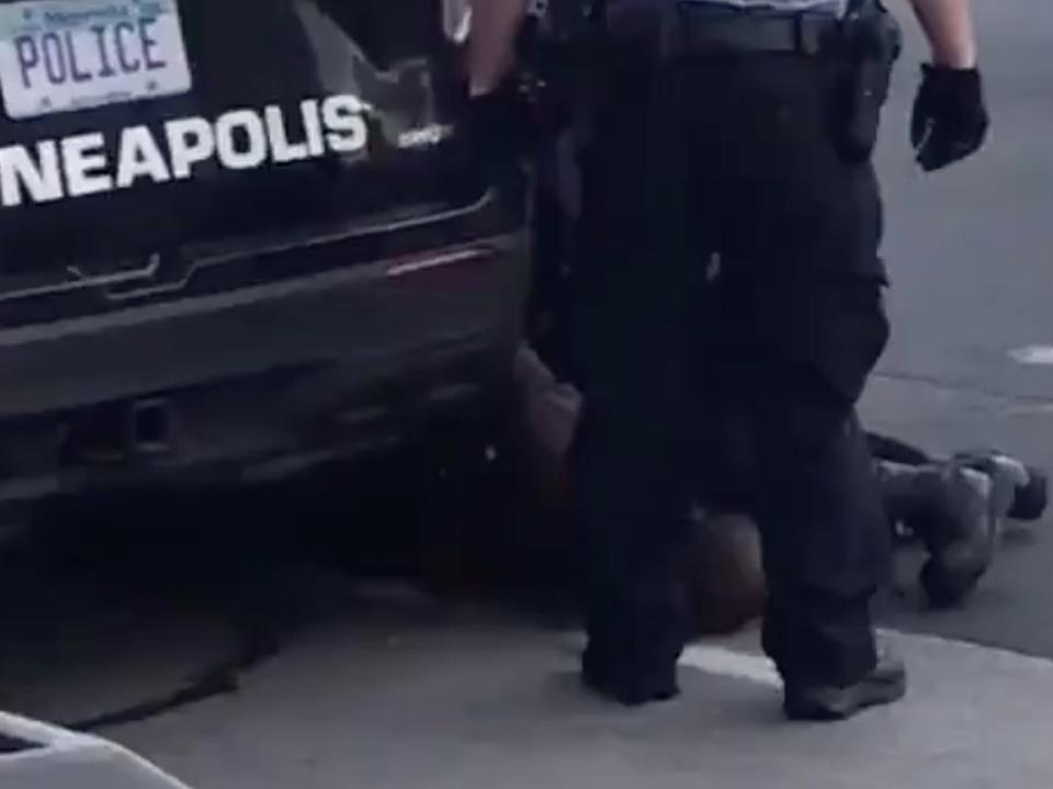 George Floyd chokehold minneapolis police