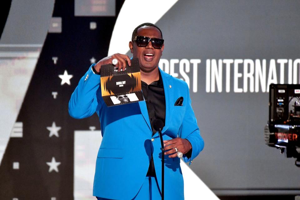 Master P speaks onstage during the BET Awards 2023 at Microsoft Theater on June 25, 2023, in Los Angeles.