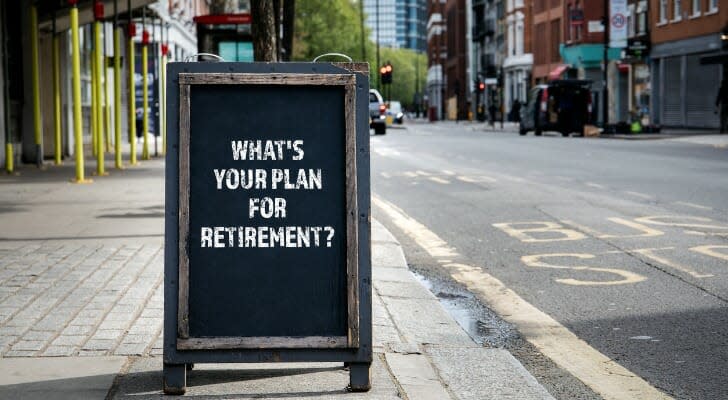 Retirement planning sign