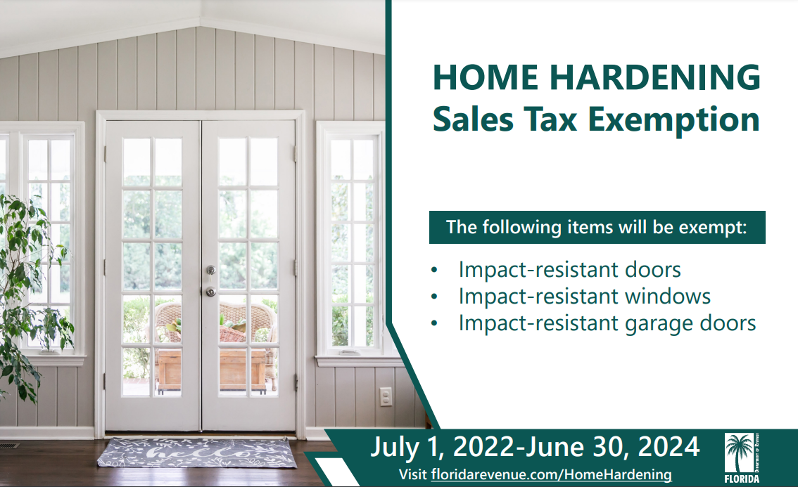 A Florida sales tax exemption to help protect your home from hurricanes expires June 30, 2024.