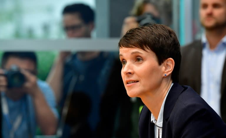 Frauke Petry, co-leader of the rightwing AfD, stunned her colleagues by saying she would not join the party's parliamentary group and would serve isntead as an independent MP