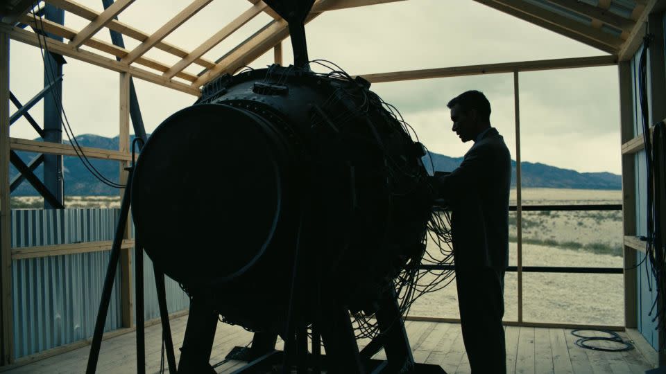 Cillian Murphy as godfather of the atomic bomb J. Robert Oppenheimer in "Oppenheimer." - Universal Pictures