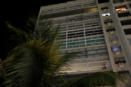 The building in which an apartment contained cash, art works and personal belongings of Carlos Ghosn is pictured in Rio de Janeiro, Brazil December 10, 2018. REUTERS/Ricardo Moraes