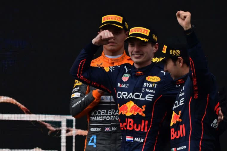 維斯塔潘(Max Verstappen)。法新社