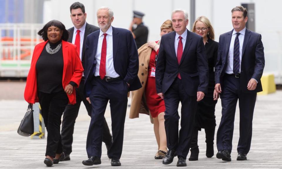 Members of Labour's shadow cabinet